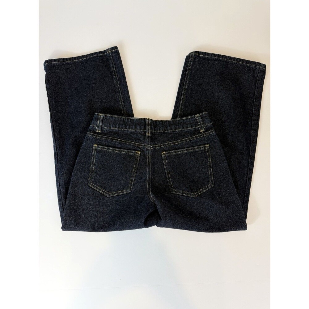 Edikted Wide Leg Jeans Womens XS Dark Wash High Rise Baggy Denim Y2K - Picture 3 of 7